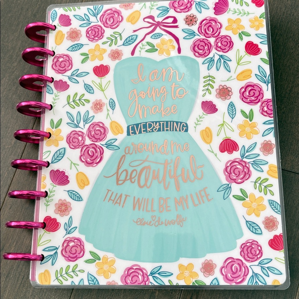 HAPPY PLANNER Girl Happy Hostess Classic Planner Book, Entertaining Food RARE